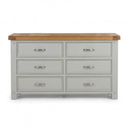 Westminster 6 Drawer Grey/Oak